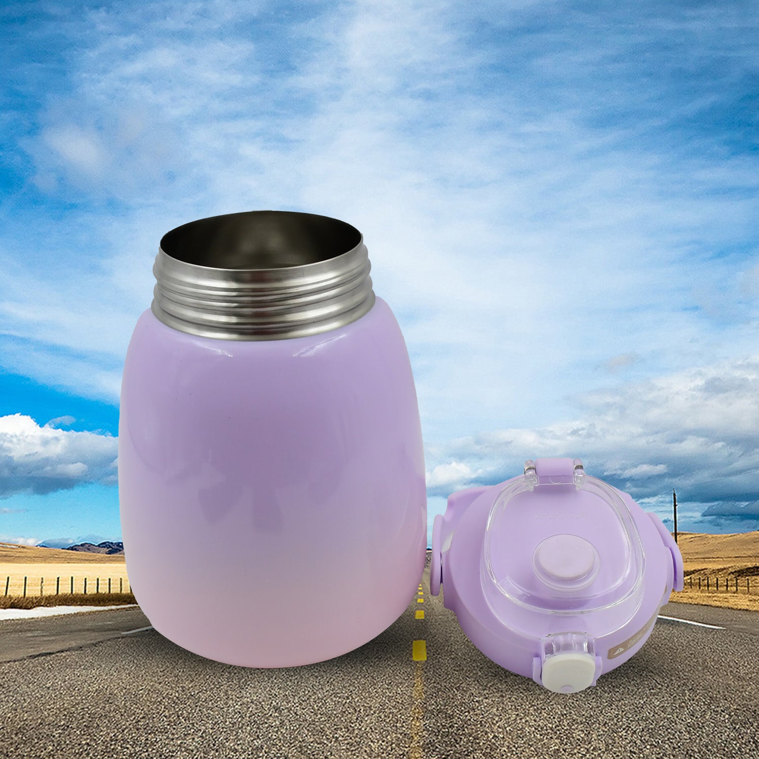 Stainless Steel Mug Bottle Vacuum Insulated Cup With Handle (1200 Ml)