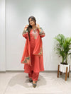 Designer Chanderi Palazzo Set - Festive Wear with Dupatta | Sizes M-XXL