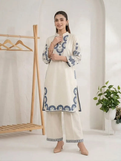 Designer Cotton Co-Ord Set - Elegant Festive Wear for Women