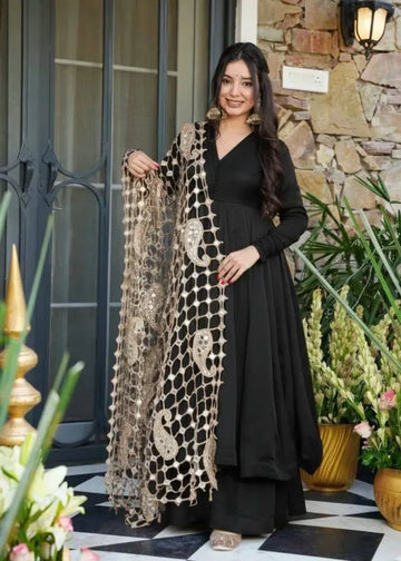 Designer Cutwork Dupatta - Real Mirror Handwork for Festive Wear