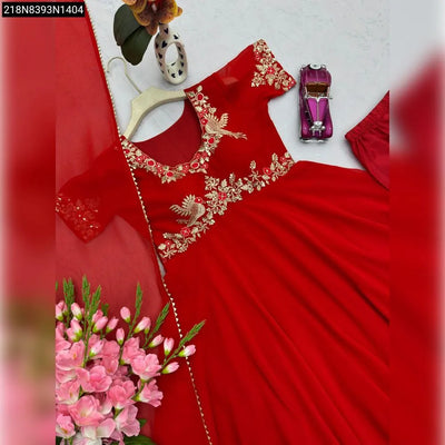 Designer Embroidered Anarkali Gown for Women | Party Wear