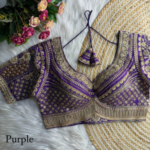 Designer Embroidered Blouse for Women | Festive & Party Wear