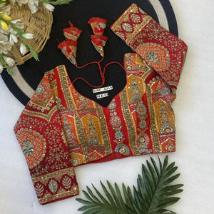 Designer Embroidered Blouse for Women | Party Wear