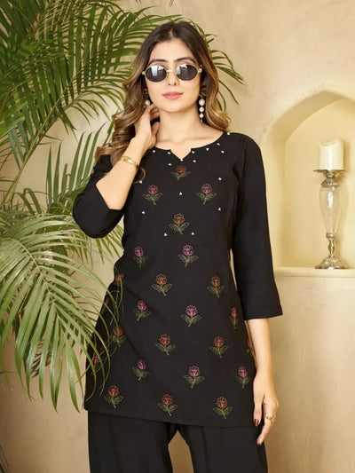 Designer Embroidered Co-Ord Set - Heavy Viscose Rayon Festive Wear for Women