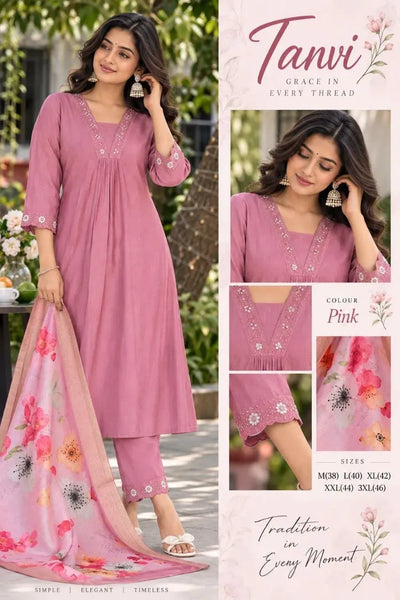 Designer Ethnic Suit Set - Premium Festive Wear with Dupatta for Women