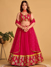 Designer Fuchsia Wedding Lehenga - Heavy Sequins Work for Festive Wear