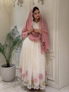 Designer Georgette Gown - Heavy Embroidery Party Wear for Women