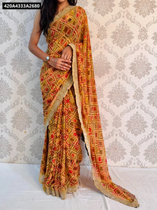 Buy Designer Georgette Saree with Shiroski Work for Women | Festive & Party Wear Ethnic Wear Online