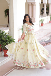 Designer Gold Crush Peplum Lehenga Choli for Women | Festive & Wedding Wear