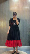 Designer Handwork Midi Dress - Elegant Festive Wear for Women