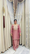 Designer Heavy Silk Suit - Stitched Farshi Set for Women
