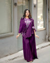 Designer Indo Western Dress - Heavy Sequence Embroidery Three Piece Set for Women