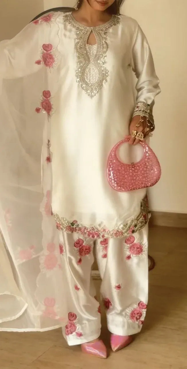 Designer Japan Satin Farshi Salwar Suit | TRENDBUY Ethnic... – TREND BUY
