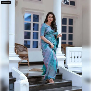 Designer Lichi Silk Saree for Women - Festive & Wedding Ethnic Wear Online