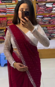 Designer Party Wear Georgette Saree for Women | Party & Festive