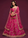 Designer Pink Lehenga Choli - Heavy Zari Embroidery for Wedding Season