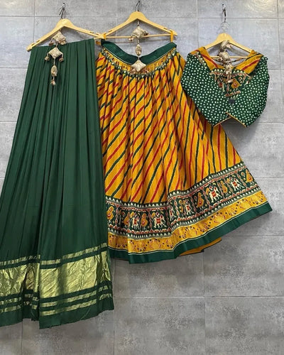 Designer Pure Silk Lehenga - Festive Wear Party Collection for Women
