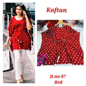 Designer Rayon Kaftan - Comfortable Khadi Print for Festive Wear