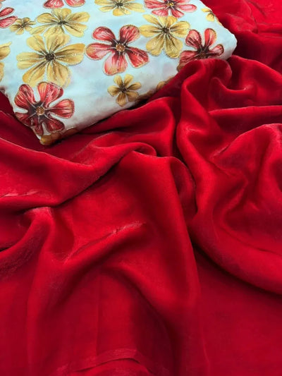 Designer Satin Silk Blouse - Trending Festive Wear for Women