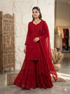 Designer Sequence Embroidered Sharara Suit for Parties & Weddings