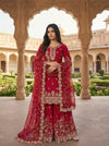 Designer Sharara Suit with Heavy Embroidery for Women | Festive Wear