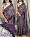 Designer Shibori Print Saree - Elegant Organza Festive Wear for Women
