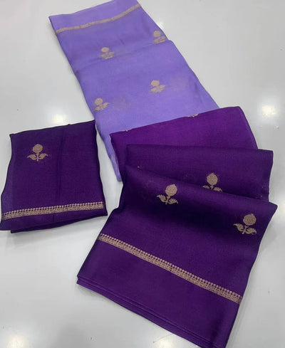 Designer Viscose Khadi Silk Saree - Pure Soft Jacquard Design for Partywear Women