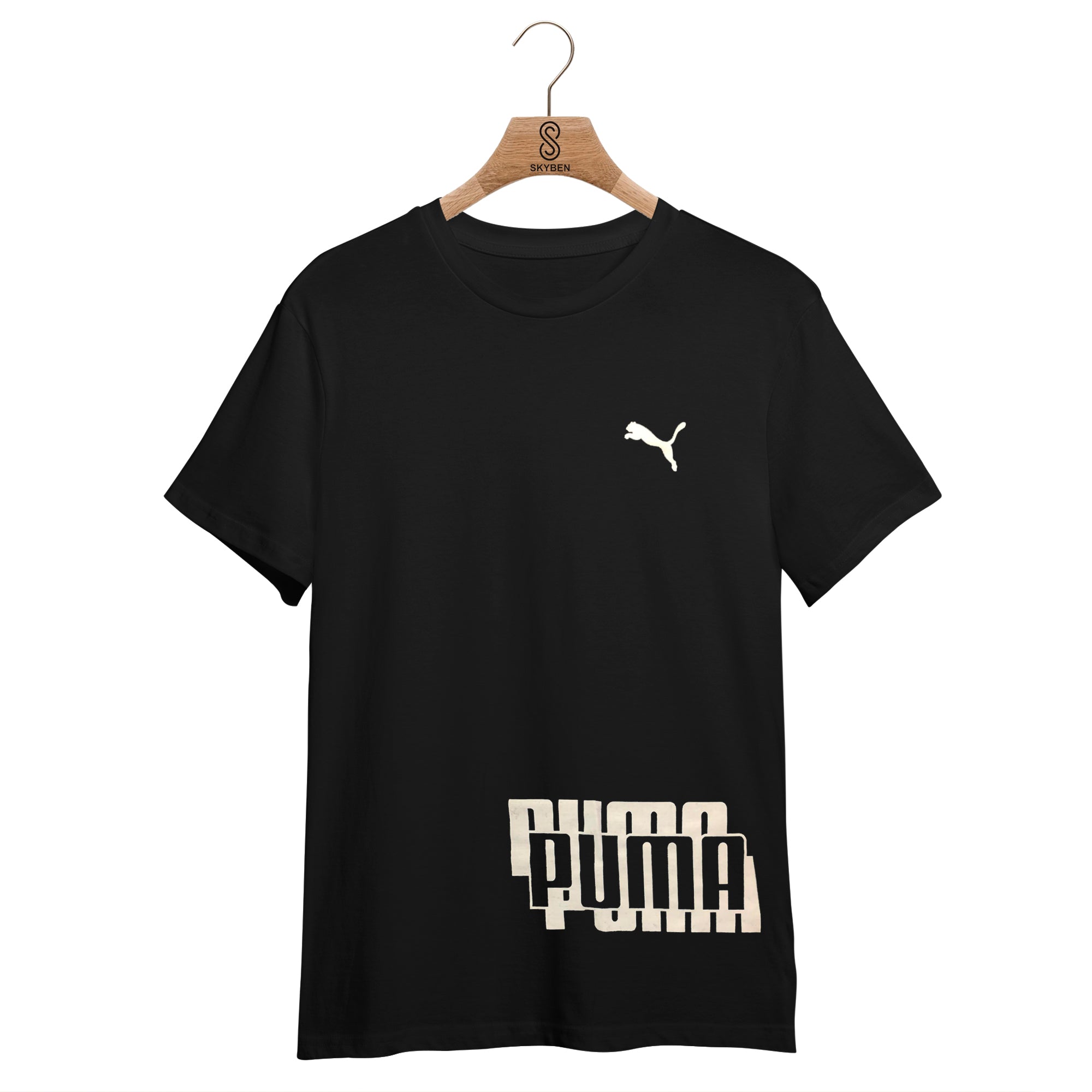 Men's Round Neck Printed T Shirt ( Black & White- Pack of 3 ) Multi XL