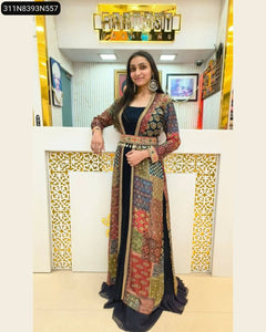 Digital Print Koti Gown Women's | Fancy Party Wear by Elite Fashion