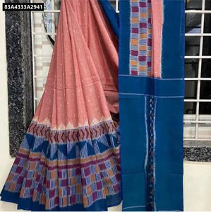 Premium Digital Print Linen Saree for Women - Elegant Casual & Office Wear Ethnic Drape