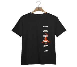 Men's Round Neck Printed T Shirt In Polycotton XL