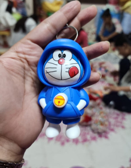 Doremon key ring featuring the beloved blue robot cat character
