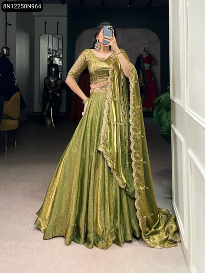 Dreamy Pastel Sequin Lehenga for Women | Elegant Festive Wear