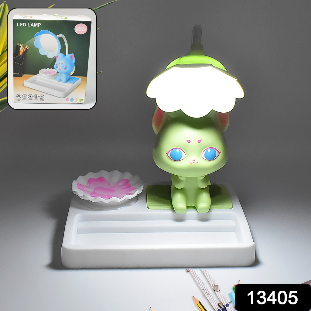 Cute cartoon bear base flexible LED desk light