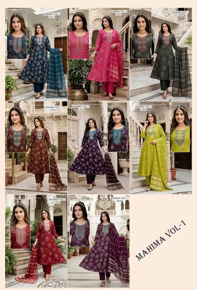 Elegant Anarkali Kurti Pant Set - Premium Festive Wear for Women