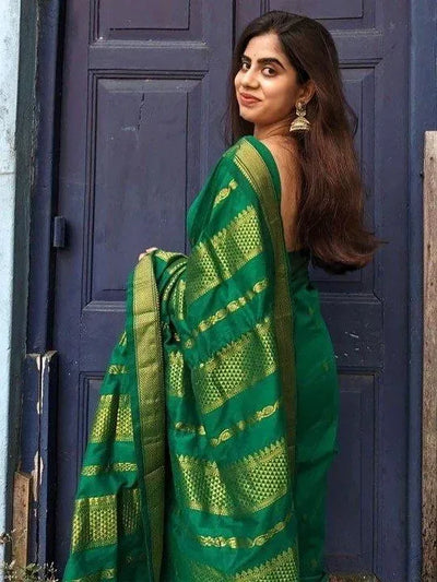 Elegant Art Silk Jacquard Saree with Rich Pallu for Women's Festive Wear