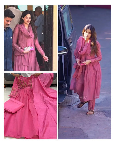 Elegant Banarasi Chanderi Suit Set - Festive Wear for Women