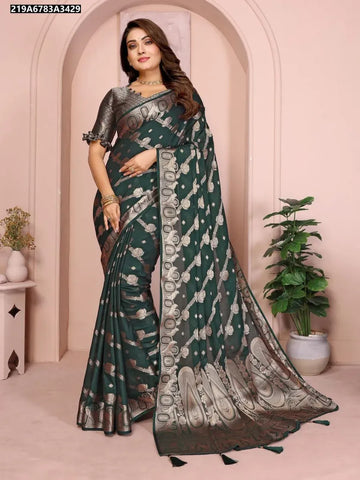 Elegant Banarasi Georgette Saree - Intricate Weaving for Women