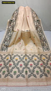 Elegant Banarasi Kanchipuram Silk Saree - Soft & Luxurious Festive Wear for Women