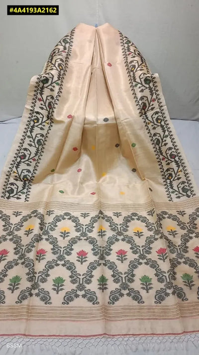 Elegant Banarasi Kanchipuram Silk Saree - Soft & Luxurious Festive Wear for Women