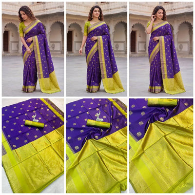 Elegant Banarasi Lichi Silk Saree - Lightweight Festive Wear for Women