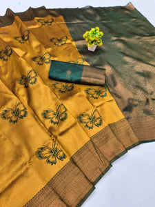 Elegant Banarasi Soft Silk Saree - Festive Wear for Women