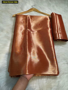 Elegant Banarasi Zari Tissue Saree - Shining Festive Wear for Women