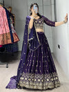 Elegant Beads Embroidery Lehenga - Festive Party Wear for Women