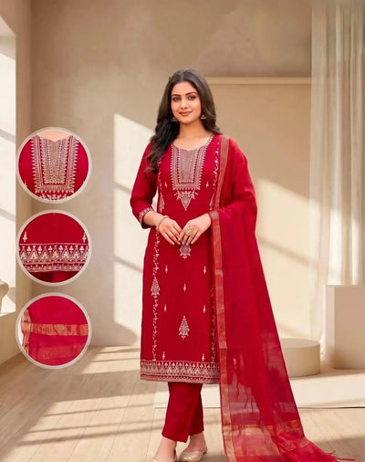 Elegant Boutique Kurti Set with Work - Festive Wear for Women