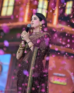 Elegant Celebrity Style Saree - Soft NC Twill Festive Wear for Women