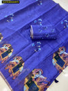 Elegant Chanderi Cotton Saree - Soft with Zari Woven Border for Women | Festive Spring Collection