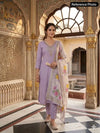 Elegant Chanderi Kurti Pant Dupatta Set - Handcrafted Festive Wear for Women