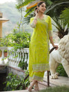 Elegant Chanderi Kurti Set - Heavy Embroidery for Festive Wear