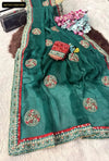 Elegant Chiffon Saree with Sequence & Bandhani Work for Parties